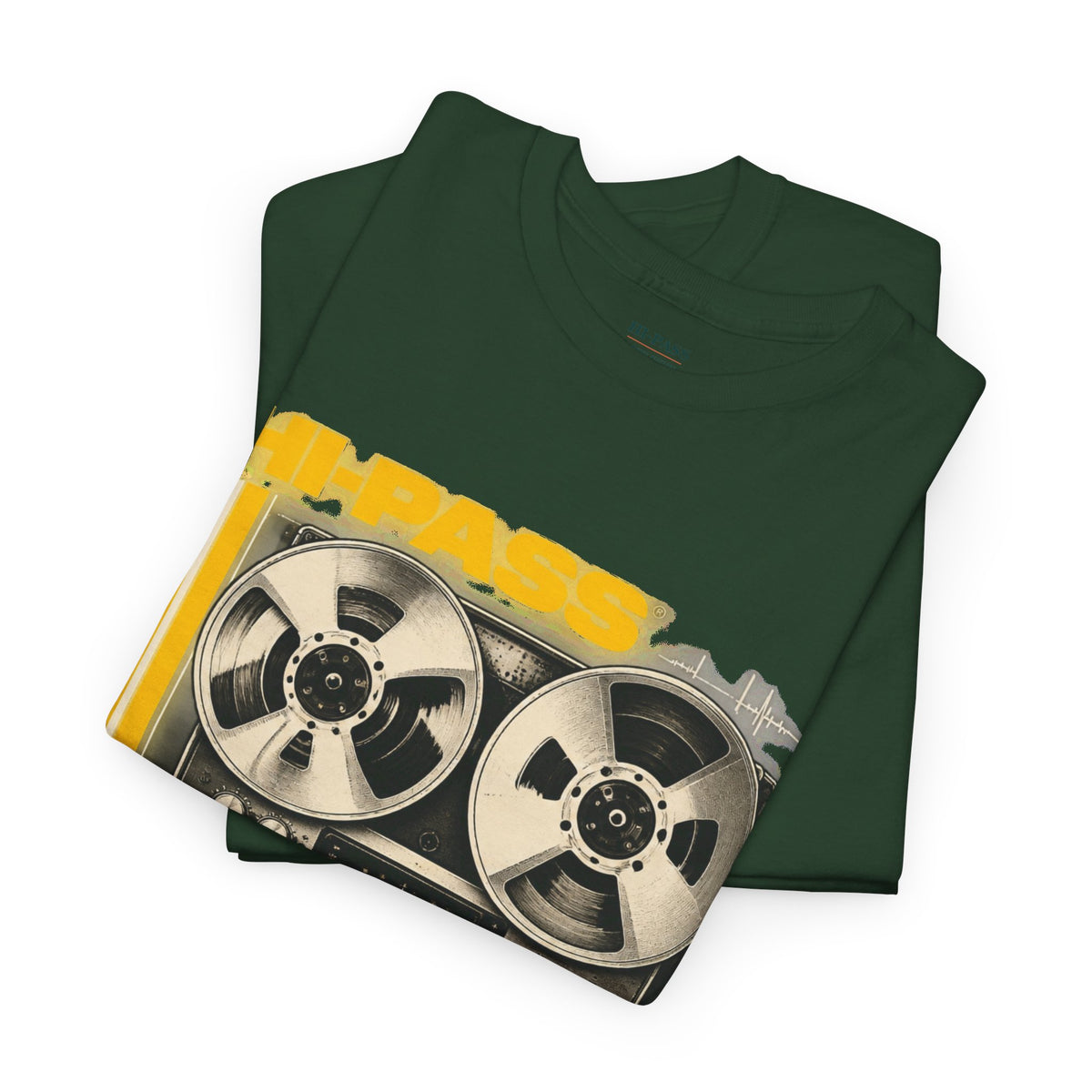 Retro Reel-to-Reel Tape Recorder Graphic T-Shirt