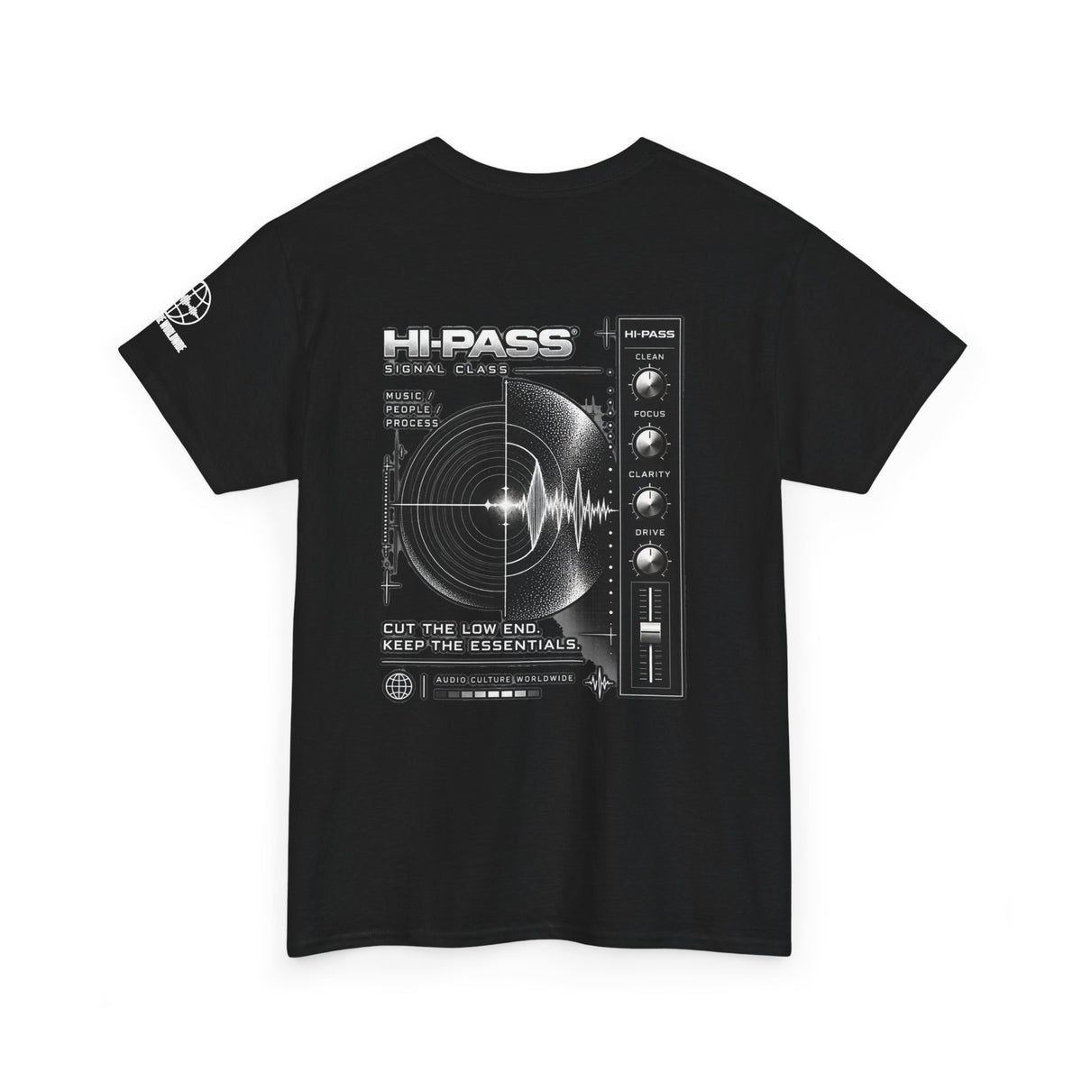 Hi-Pass Signal Class T-Shirt — Audio Engineer / Music Producer Graphic Tee