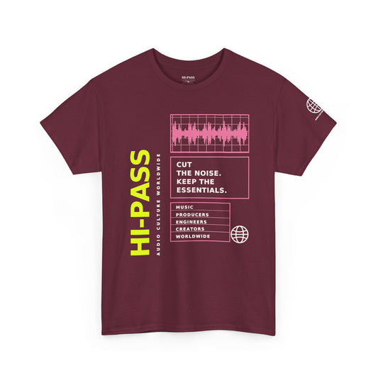 Hi-Pass Cut the Noise Music Graphic T-Shirt