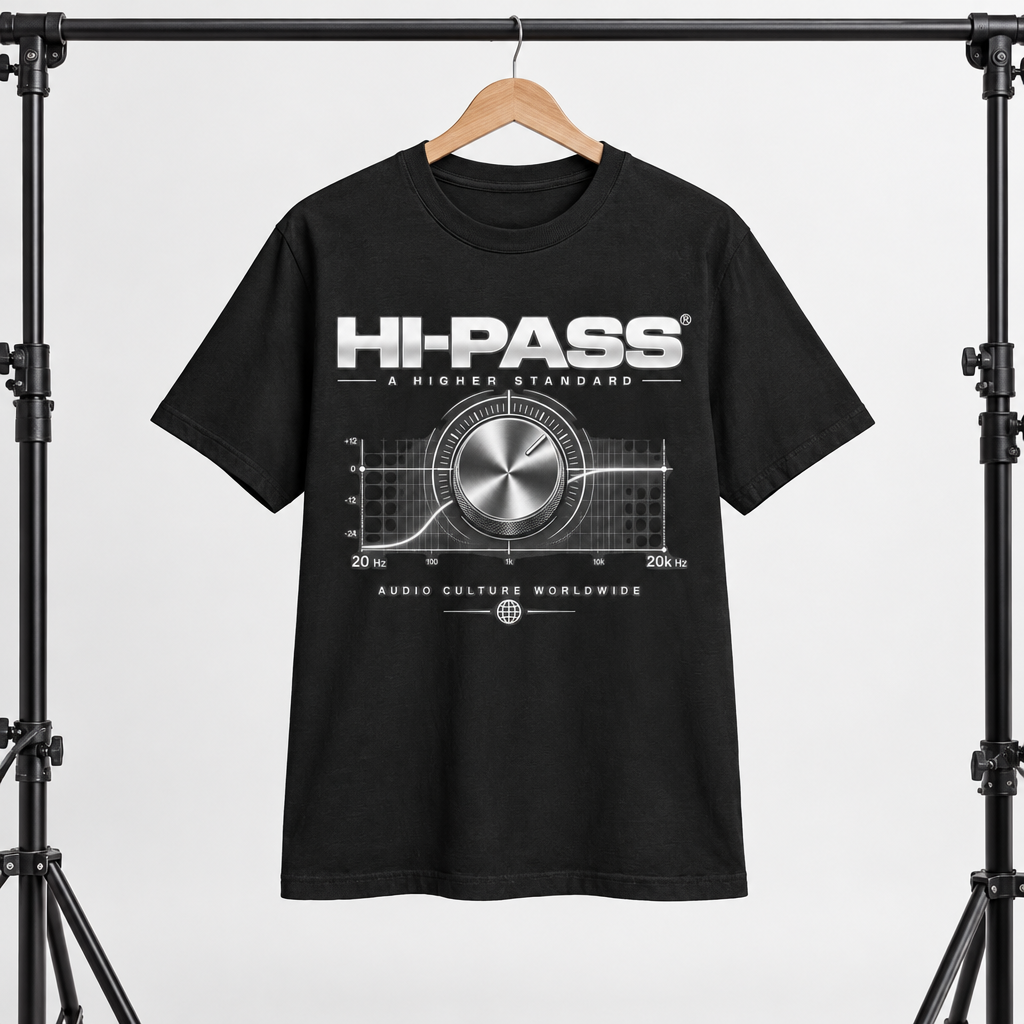 Hi-Pass Audio Engineering Graphic T-Shirt