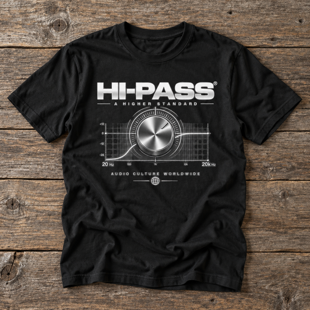 Hi-Pass Audio Engineering Graphic T-Shirt