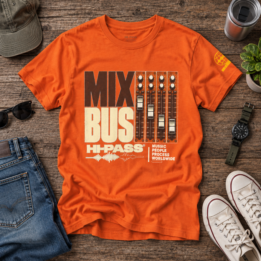 Mix Bus Graphic Music Producer T-Shirt