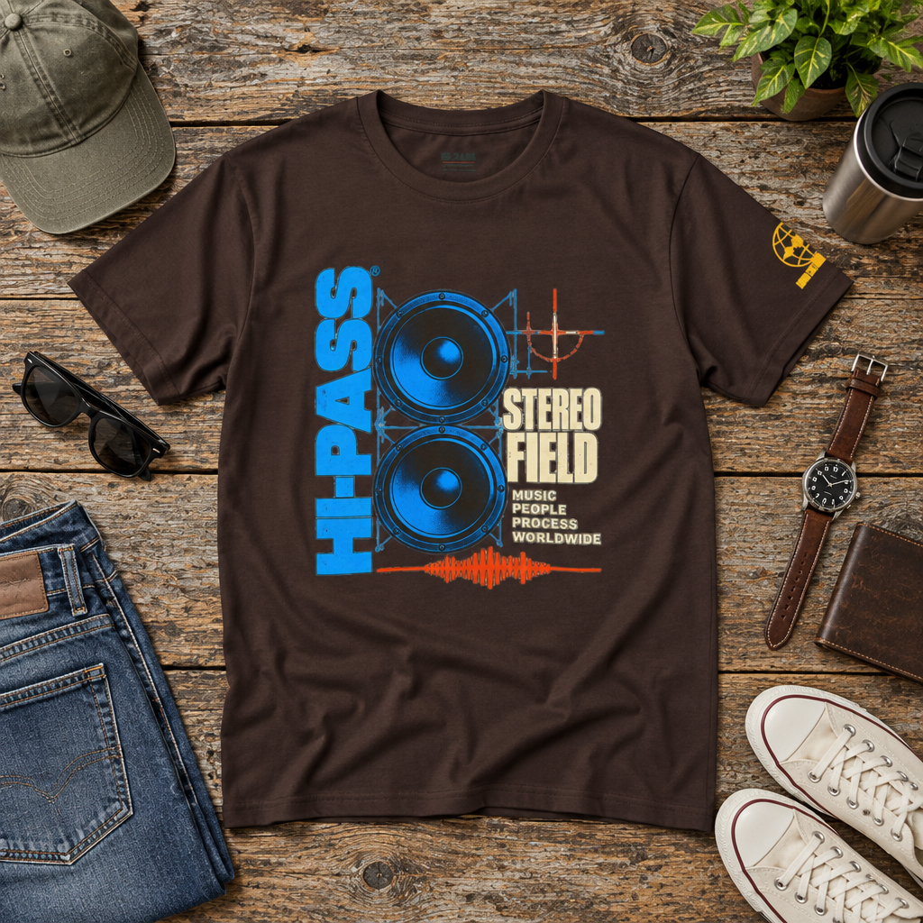 Hi-Pass Stereo Sound System Graphic Tee