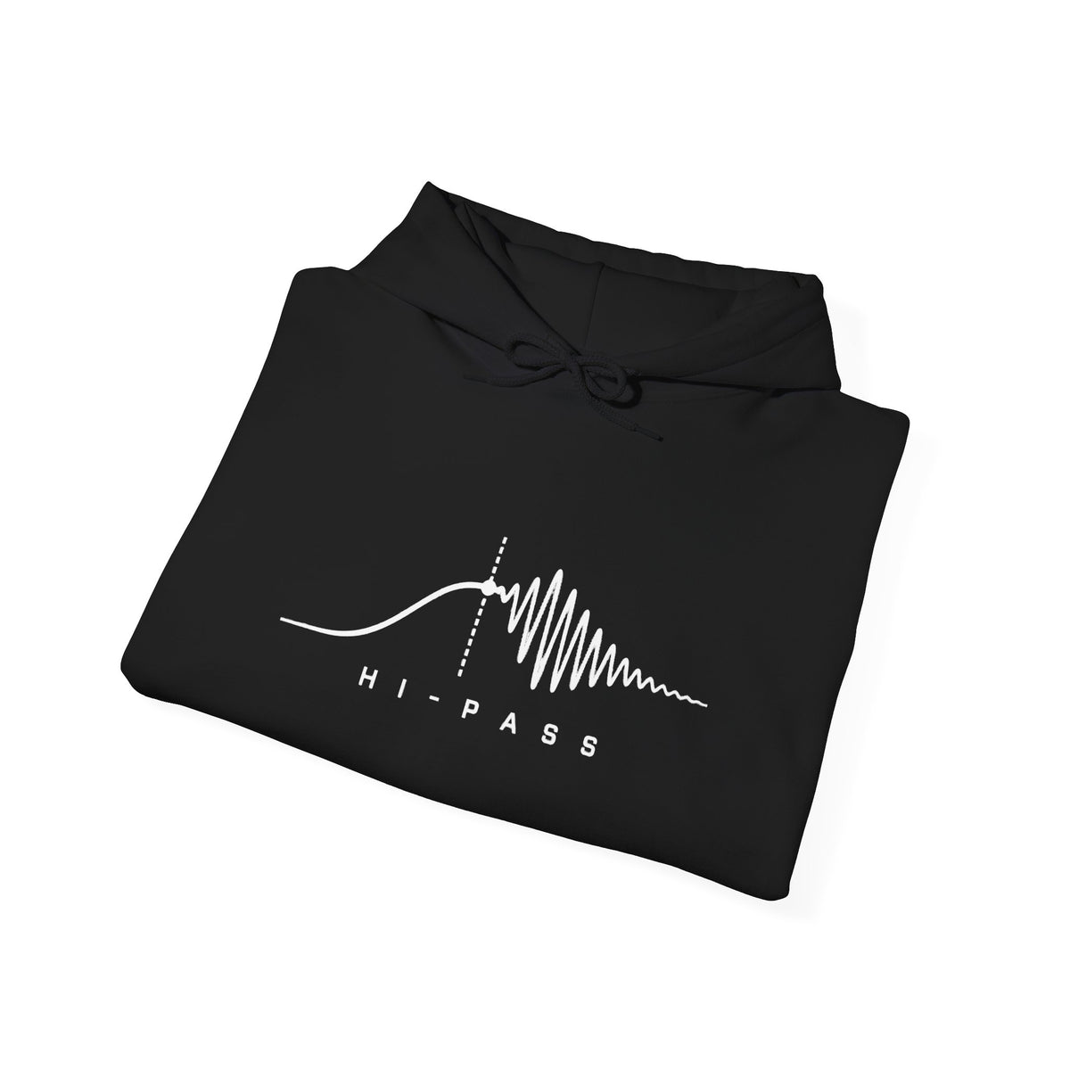 Hi‑Pass Filter Hoodie — Audio Engineer Synthwave Pullover