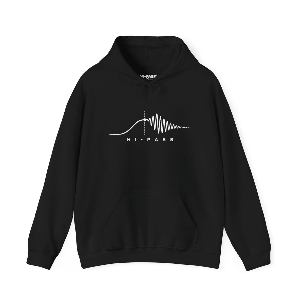 Hi‑Pass Filter Hoodie — Audio Engineer Synthwave Pullover