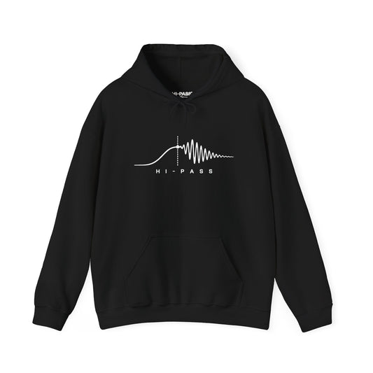 Hi‑Pass Filter Hoodie — Audio Engineer Synthwave Pullover