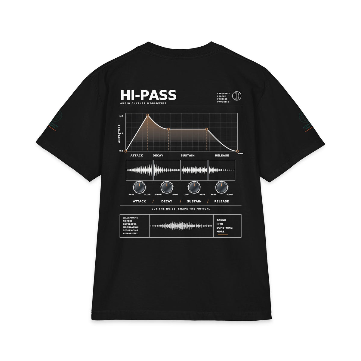 HI-PASS ADSR Tee —  Black